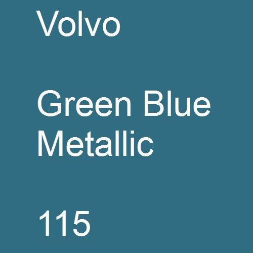 Volvo, Green Blue Metallic, 115.